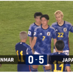 【日本代表】５得点で快勝！ ミャンマー 0-5日本