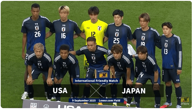 アメリカ戦メンバー