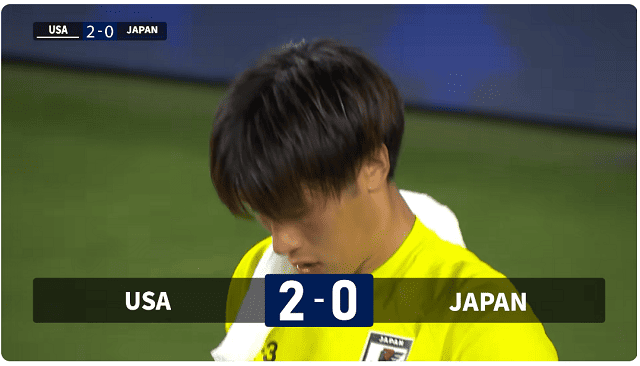 【日本代表】2戦連続無得点！ アメリカ 2-0 日本