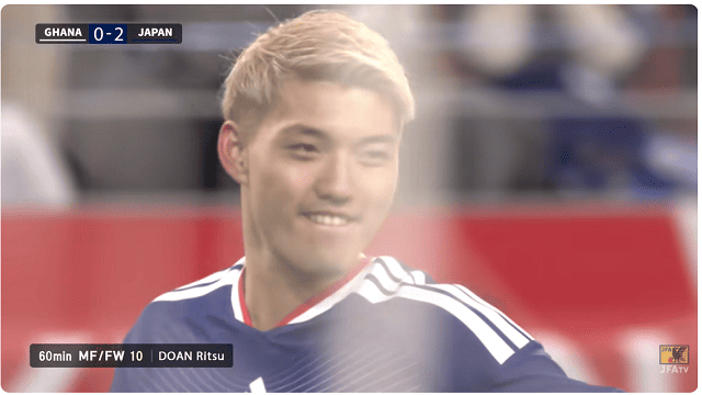 【日本代表】快勝！日本 2-0 ガーナ