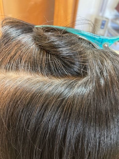 ハナヘナ染め前3