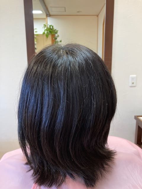 ハナヘナ染め後1