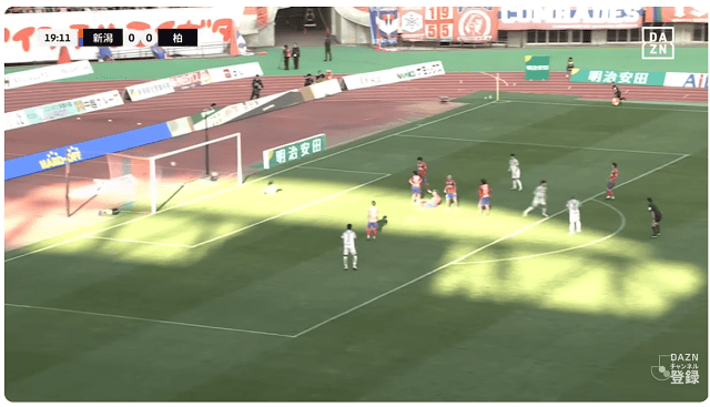 前半45分、0-2　追加点を許す！