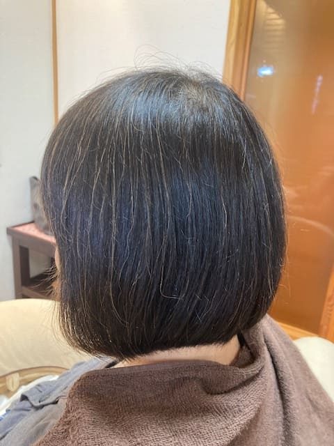 ハナヘナ染め後2